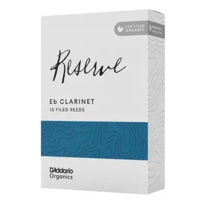 D'Addario ODBR10355 Organic Reserve Eb Clarinet Reeds 3.5+ - 10 Pack