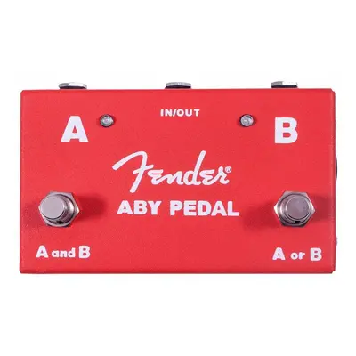 Fender ABY 2-Switch Pedal Red