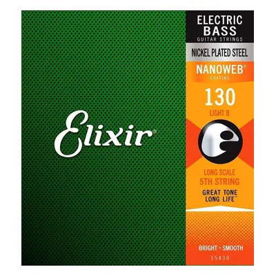 Elixir Bass Nanoweb 15430 Light B 130