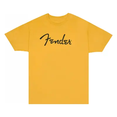 Fender Spaghetti Logo T-Shirt, Butterscotch, M