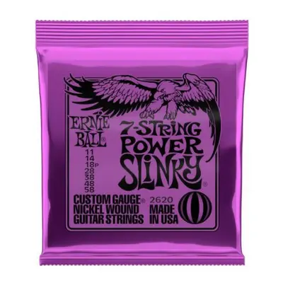 Ernie Ball P02620 7-String Power Slinky 11-58