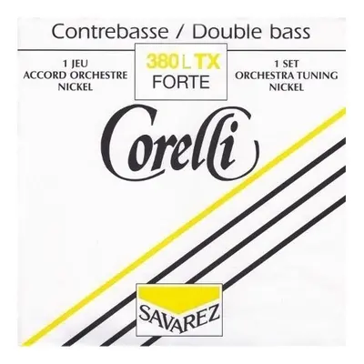 Savarez 380LTX Corelli Double Bass Nickel Orchestra Set - Forte