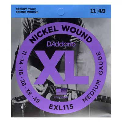 D'Addario EXL115 Blues/Jazz Rock - .011 - .049