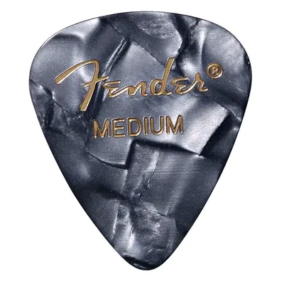 Fender Premium Celluloid 351 Shape Picks Medium Black Moto - 12ks