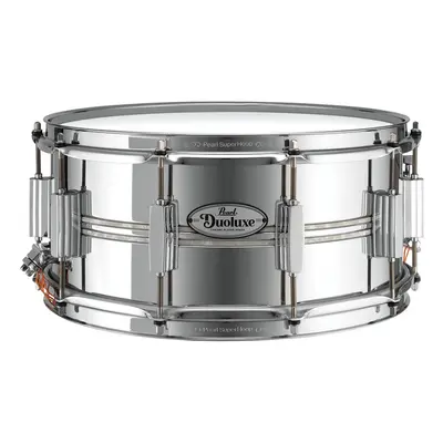 Pearl DUX1465BR/405 Duoluxe 14”x6,5” - Jupiter Alloy Chrome/Brass / Nicotine White Marine Pearl 