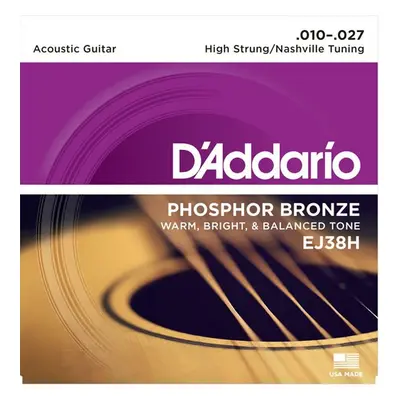 D'Addario EJ38H Phosphor Bronze Nashville - .010 - .027