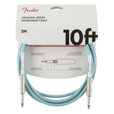 Fender Original Series 10 Instrument Cable Daphne Blue