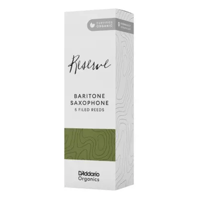 D'Addario ODLR0545 Organic Reserve Baritone Saxophone Reeds 4.5 - 5 Pack