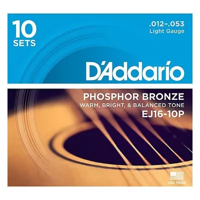 D'Addario EJ16-10P