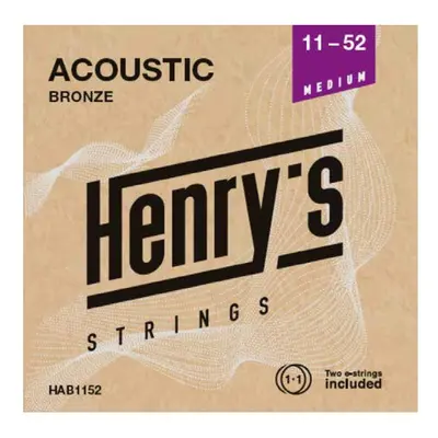 Henry`s HAB1152 Acoustic Bronze - 011“ - 052“