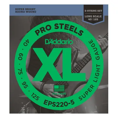 D'Addario EPS220-5 Pro Steels Super Light - .040 - .125