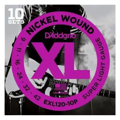 D'Addario EXL120-10P Super Light - .009 - .042