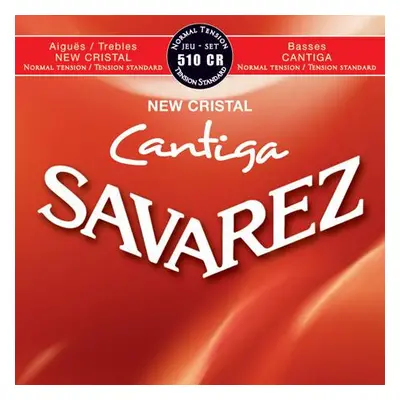 Savarez 510CR, new cristal cantiga, normální, sada 12