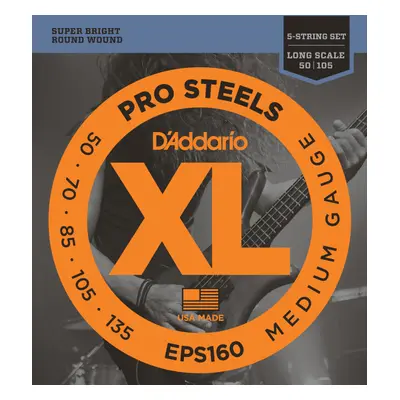 D'Addario EPS160 Pro Steels Light Top/Heavy Bottom - .050 - .105