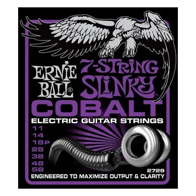 Ernie Ball P02729 Cobalt 7-string Slinky - .011 - .058