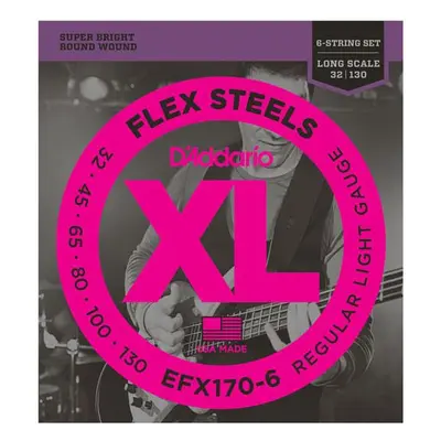 D'Addario EFX170-6 Bass Regular Light - .035 - .130