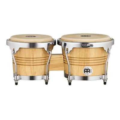 Meinl WB200NT-CH Wood Bongos - Chrome Plated Hardware