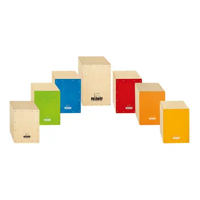 NINO Percussion NINOSET950 Cajon Group Rhythm Set - 7 Pcs