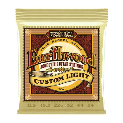 Ernie Ball 2007 Earthwood Custom Light 80/20 Bronze .011.5 - .054