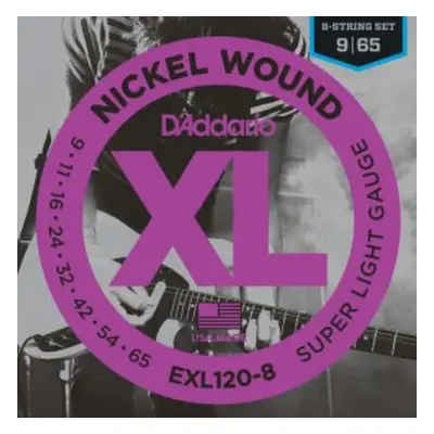 D'Addario EXL120-8 Super Light 8-String