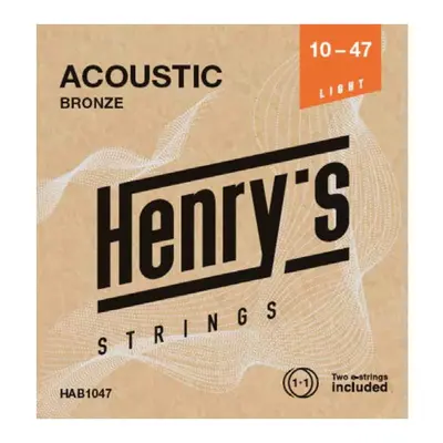 Henry`s HAB1047 Acoustic Bronze - 010“ - 047“