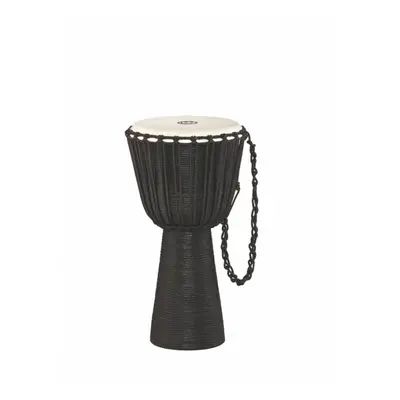 Meinl HDJ3-XL Rope Tuned Headliner Wood Djembe 13”- Black River