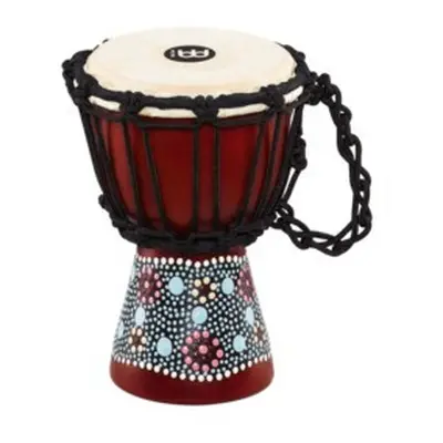 Meinl HDJ8-XXS African Style Mini Djembe 4 1/2" x 8" Flower Design