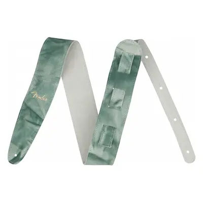 Fender Tie Dye Leather Strap Sage Green