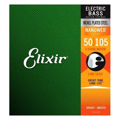 Elixir 4 strings NANOWEB Long .050 - .0105