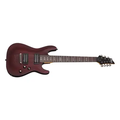 Schecter Omen-7, Rosewood Fingerboard - Walnut Satin