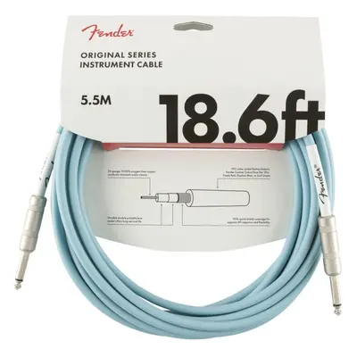 Fender Original Series 18,6 Instrument Cable Daphne Blue