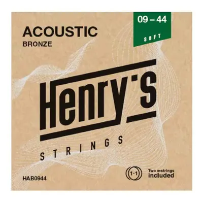 Henry`s HAB0945 Acoustic Bronze - 009“ - 045“