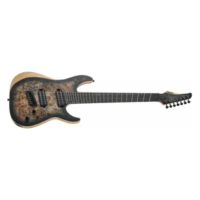 Schecter Reaper-7 Multiscale Satin Charcoal Burst