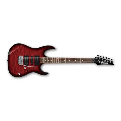 Ibanez GRX70QA Transparent Red Burst