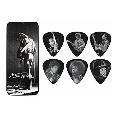 Dunlop JH-PT06M Jimi Hendrix Silver Pick Tin Medium