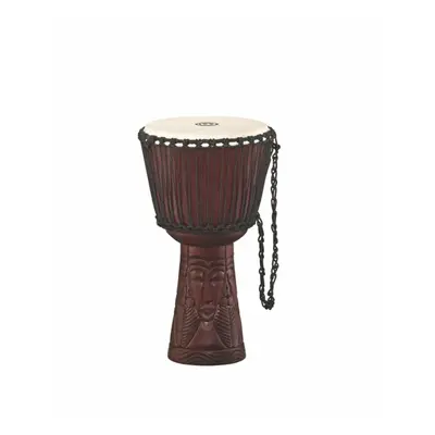 Meinl PROADJ4-L African Style Djembe 12” African Queen Carving - Brown