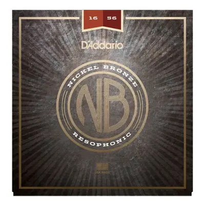 D'Addario NB1656 Nickel Bronze Resophonic 16-56