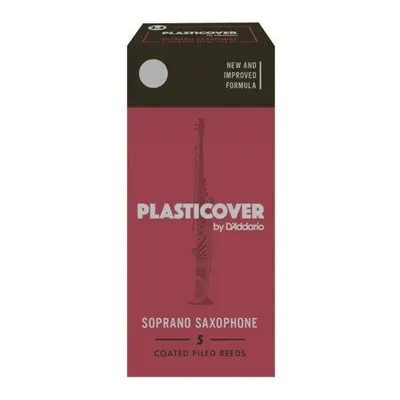 Rico RRP05SSX350 Plasticover - Soprano Sax Reeds 3.5 - 5 Box