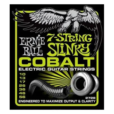 Ernie Ball P02728 Cobalt 7-string Slinky - .010 - .056