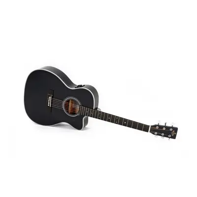 Sigma Guitars 000MC-1E-BK - Black High Gloss