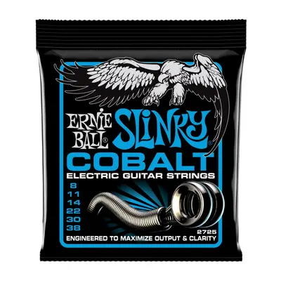 Ernie Ball P02725 Cobalt Super Slinky - .008 - .038