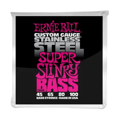 Ernie Ball 2844 Stainless Steel Bass Super Slinky - .044 - .100