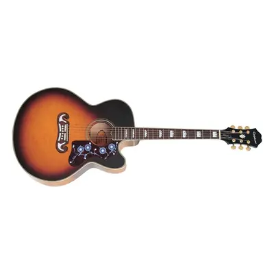 Epiphone J-200 EC Studio - Vintage Sunburst