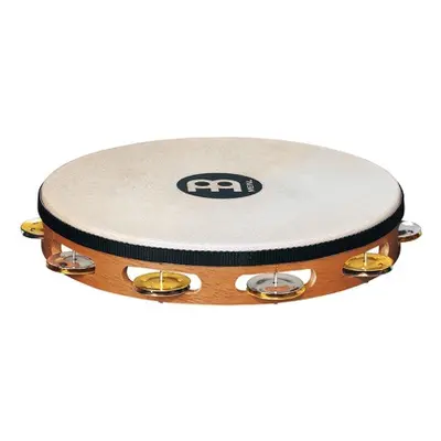 Meinl TAH1M-SNT Recording-Combo Goat-Skin Wood Tambourine Dual-Alloy Jingles - Super Natural