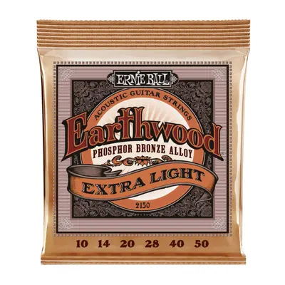 Ernie Ball P02150 Phosphor Bronze Extra Slinky - .010 - .050