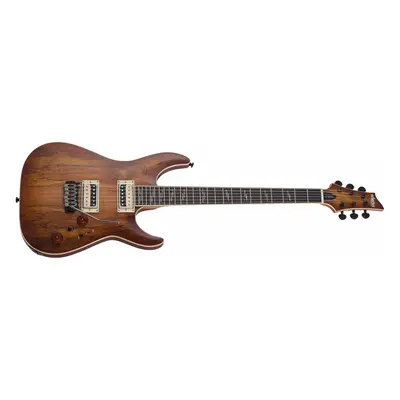 Schecter C-1 Exotic Spalted Maple - Satin Natural Vintage Burst