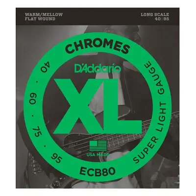 D'Addario ECB80 Chromes Super Light - .040 - .095