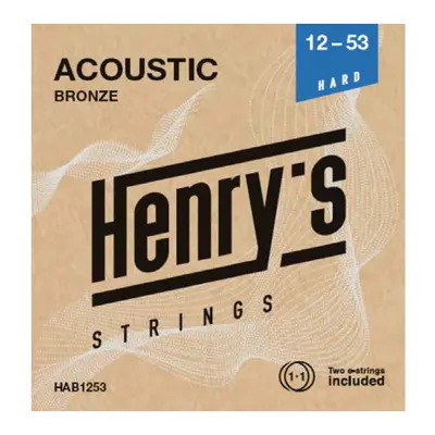 Henry`s HAB1253 Acoustic Bronze - 012“ - 053“