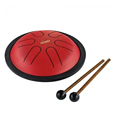 NINO Percussion NINO980R Mini Melody Steel Tongue Drum - Red