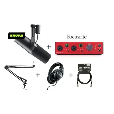 Shure x Focusrite SM7B Podcast Premium SET